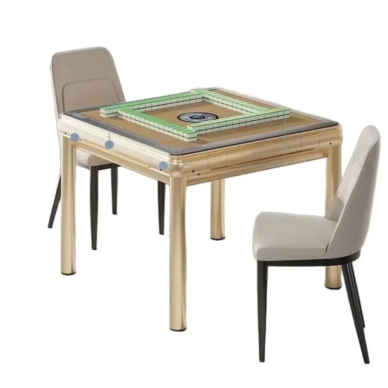 2025 New Electric Mahjong Machine Fully Automatic Silent Household Dining Table Dual Purpose Chess and Card Room Game Table