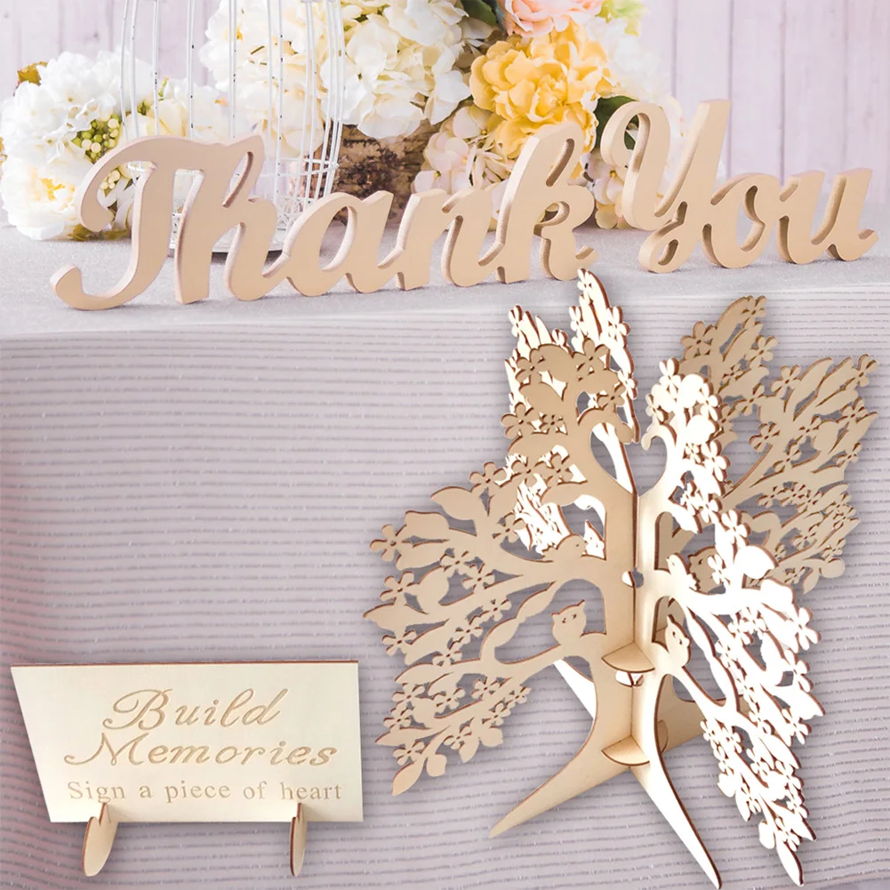 Wedding Guest Book Alternative Wishing Tree Rustic Guest Registry Wedding Reception Decor With 100 Love Pendants