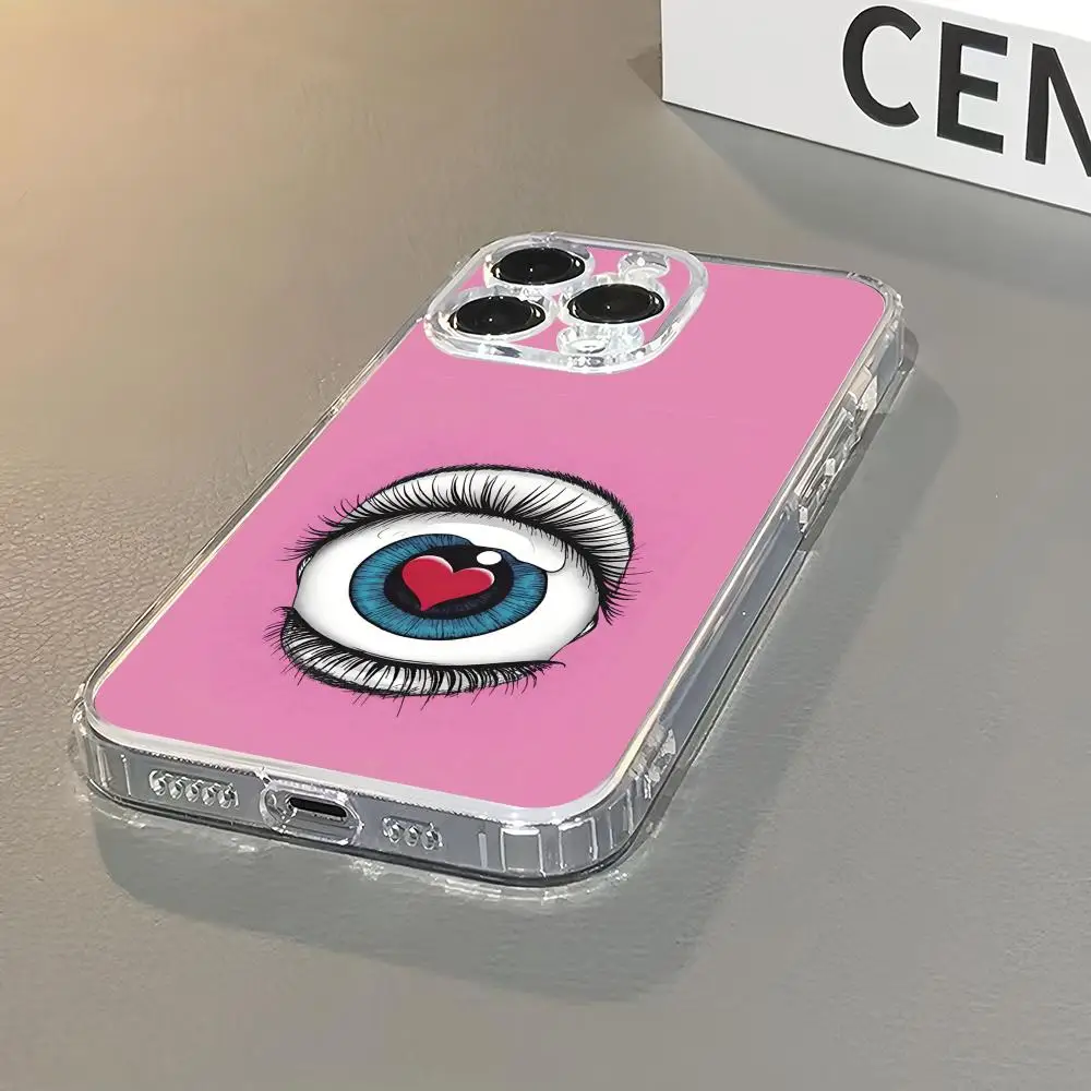 

E-EYE Phone Case For iPhone 17/16/15/14/13/12/11 Pro Max Case, Clear MagSafe TPU, Slim Shockproof, Anti-Scratch