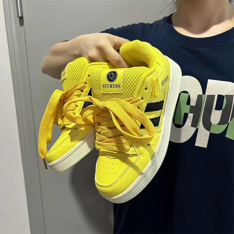 

2026 New Women's Shoes Trend Lace Chunky Sneakers for Woman Street Style Hip Hop Casual Sneakers Designer Shoes Zapatillas Mujer