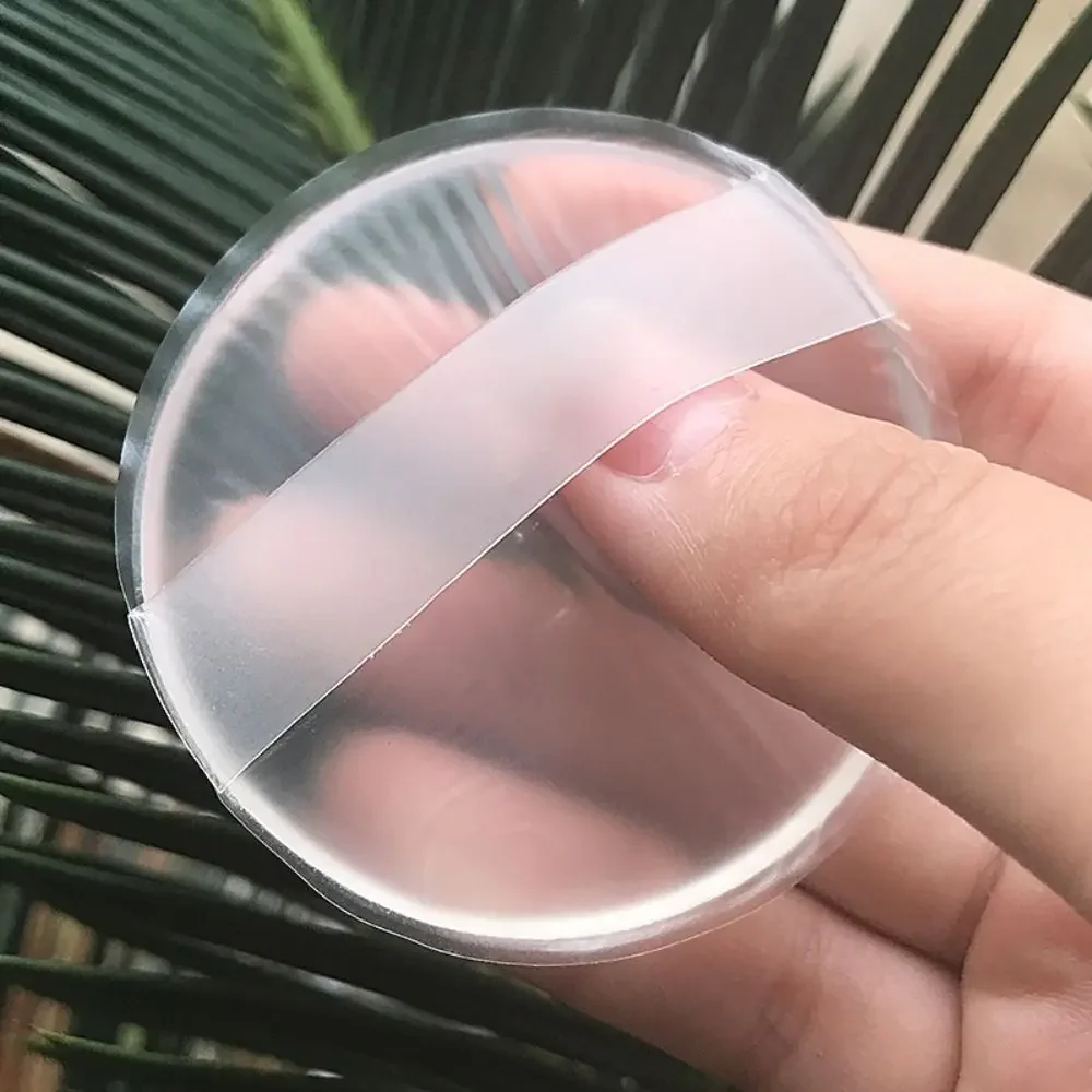 ใหม่ซิลิโคนแป้งพัฟโปร่งใสไม่มีแป้ง Eating Powder Jelly Puff เครื่องมือแต่งหน้าไม่มีแป้ง Eating Powder เครื่องสําอางค์พัฟ