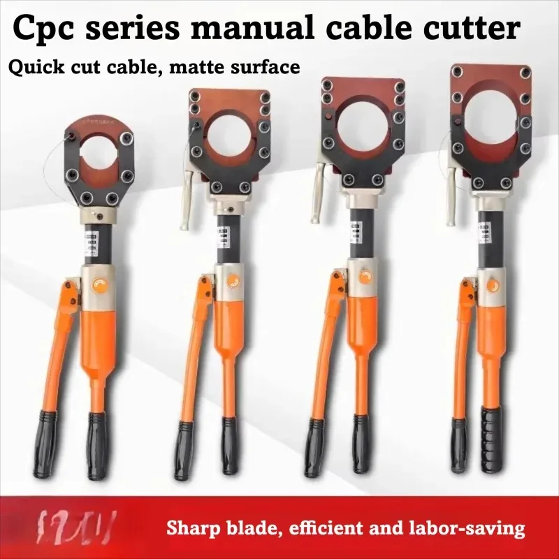 Manual Hydraulic Cable Cutter CPC 50 75 85 95 Integral Cable Scissors For Armored Copper Aluminum Wire Fast Cutting Tool