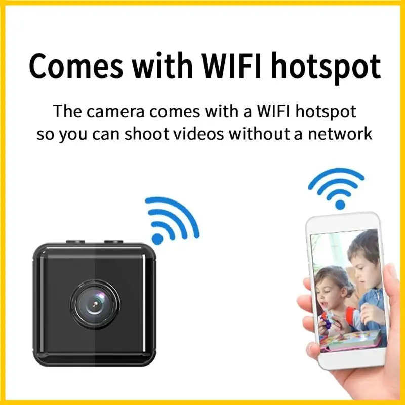 X6D 4K1080P اللاسلكي مراقب Mini كاميرا ويب للمراقبة المحمولة