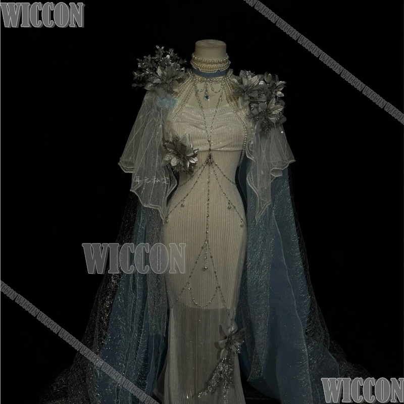 Identity V Melly Plinius Queen Bee Cosplay Memory Scar Gown Lolita Entomologist Dress Halloween Fan Art Festival Fancy Comic Con view 4
