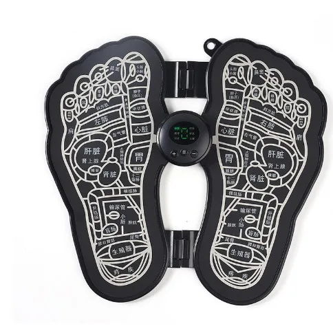 

Перезаряжаемый массажер для ног, терапевтическая подушечка для ног для пожилых людей, EMS, портативный импульсный бытовой массажер для релаксации ног, подушечка для ног