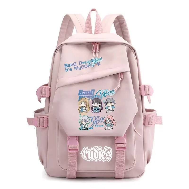 BanG Dream Its MyGO Backpack Boys Girl Teenage Anime School Bag Takamatsu Tomori Anon Chihaya Rana Pattern Stain Resistant Bags