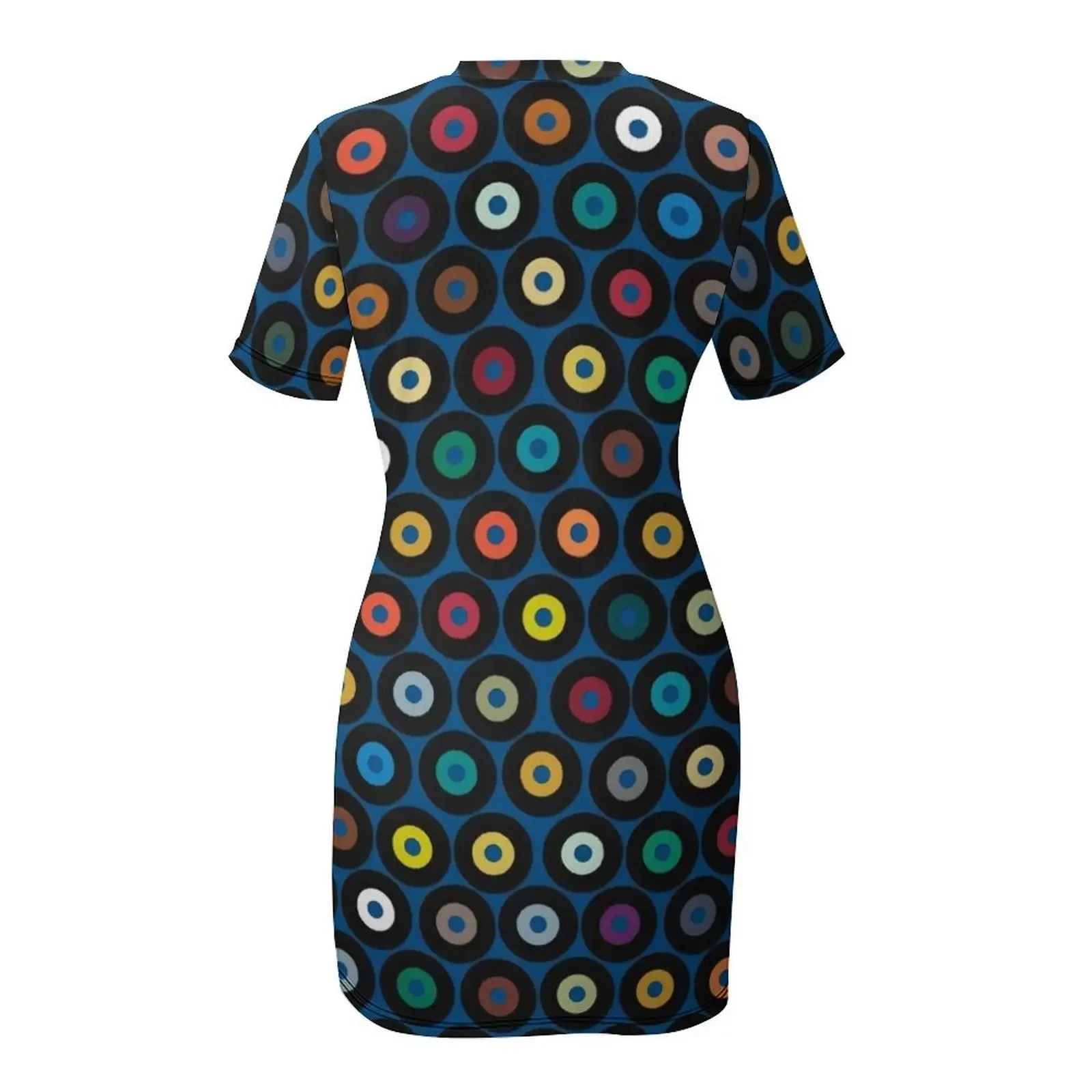 비닐 블루 반팔 드레스 시크하고 우아한 이브닝 드레스 여성용 프롬 드레스 2025 프롬