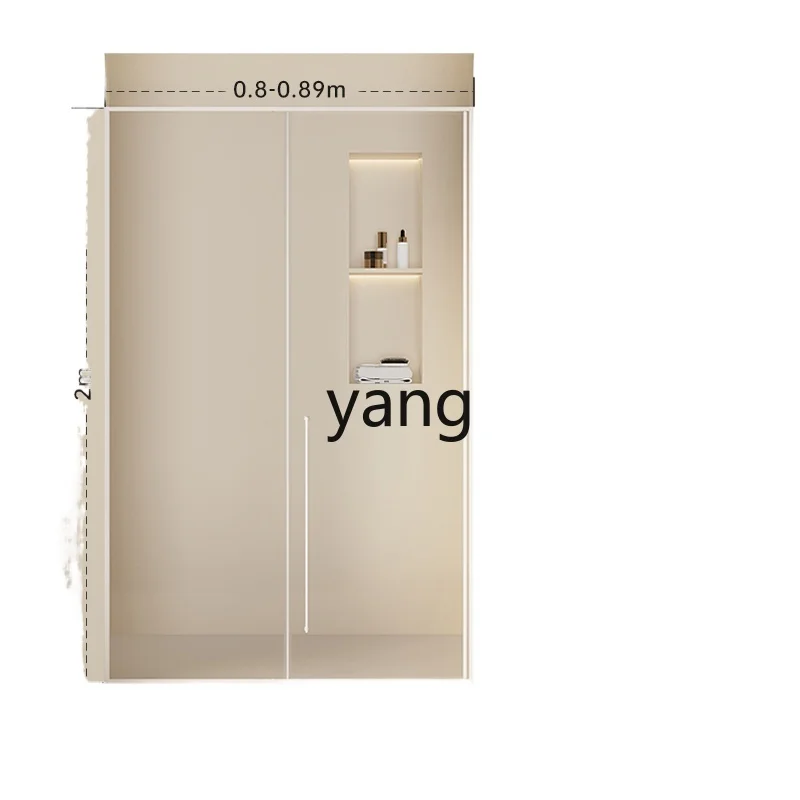 

LTT sunken shower room bathroom inner and outer casement doors minimalist bathroom glass door partition