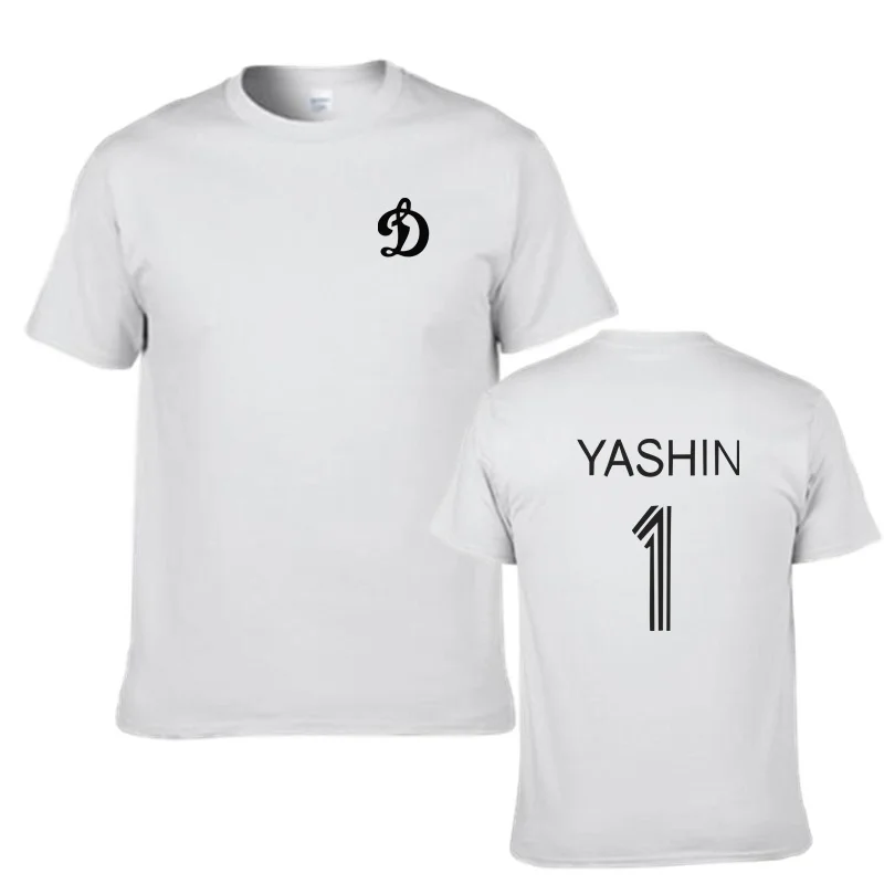 New Fashion Lev Yashin T Shirts Tops Men Short Sleeve Cotton Man DYNAMO MOSCOW T-shirt Tshirt Tee 2024