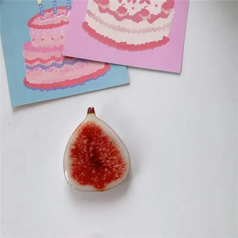 Vegetable Bread Fruit Cartoon Expandable Mobile Phone Holder  Korean Foldable Grip Tok Socket Finger Ring Bracket Accessories