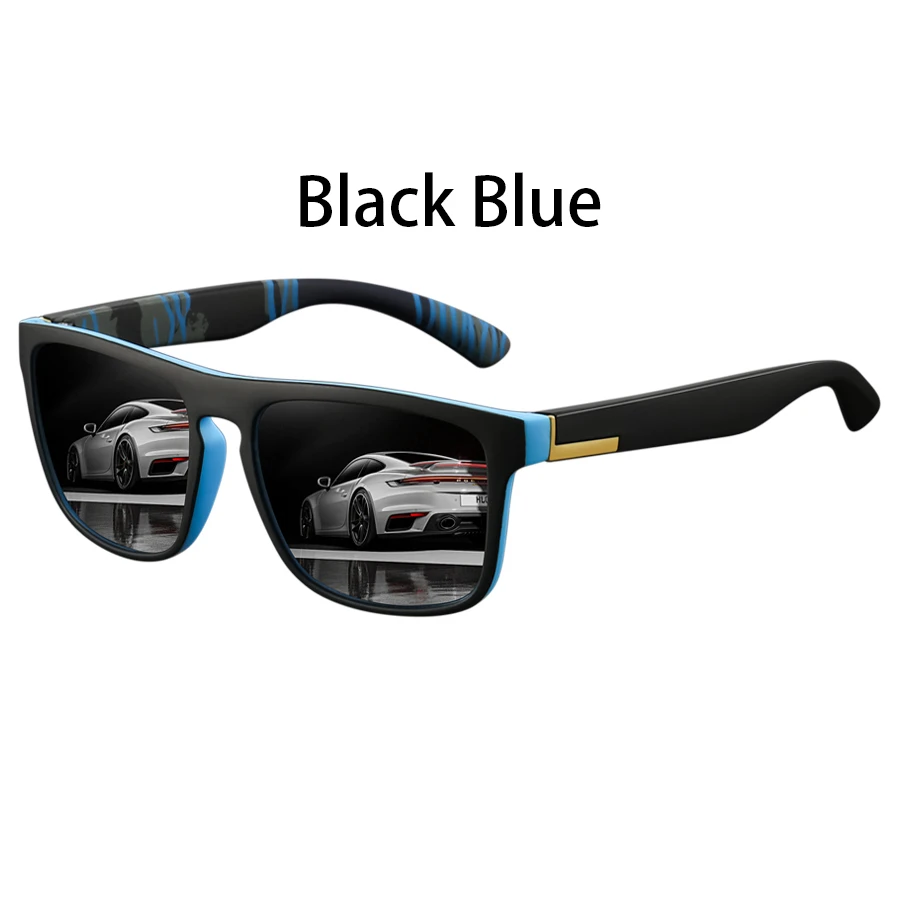 Unisex Designer Driving Square Sport Sunglasses Luxury Brand Eyewear Presentation