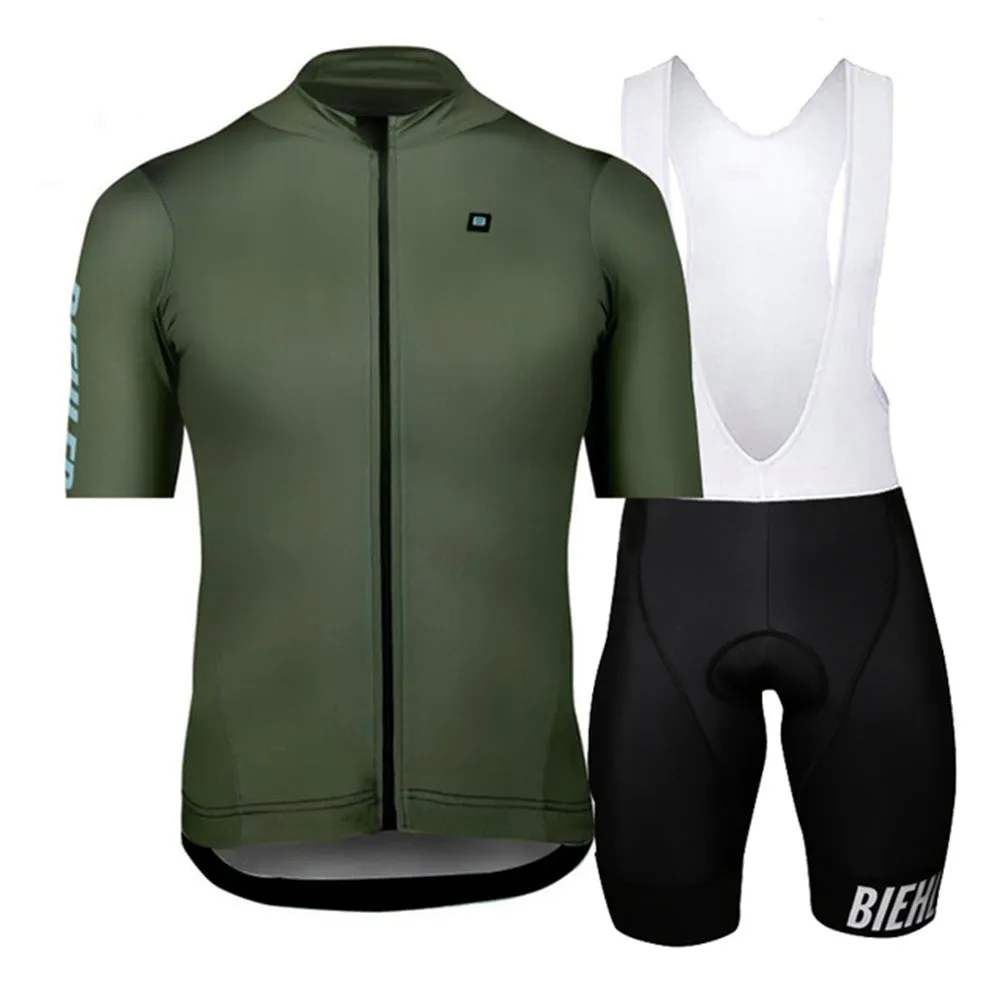 Biehler 2023 Cycling Jersey Set Summer Road Bike Shirts Suit Bicycle Bib Shorts MTB Pants Sportswear Ropa Maillot Clothing