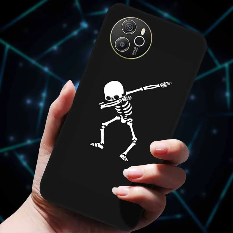 Für Oscal Tiger 12 Fall Coole Luxus Weiche Schwarz Silikon Stoßfest Telefon Fall für Blackview Oscal Tiger 12 Coque Fundas TPU Etui