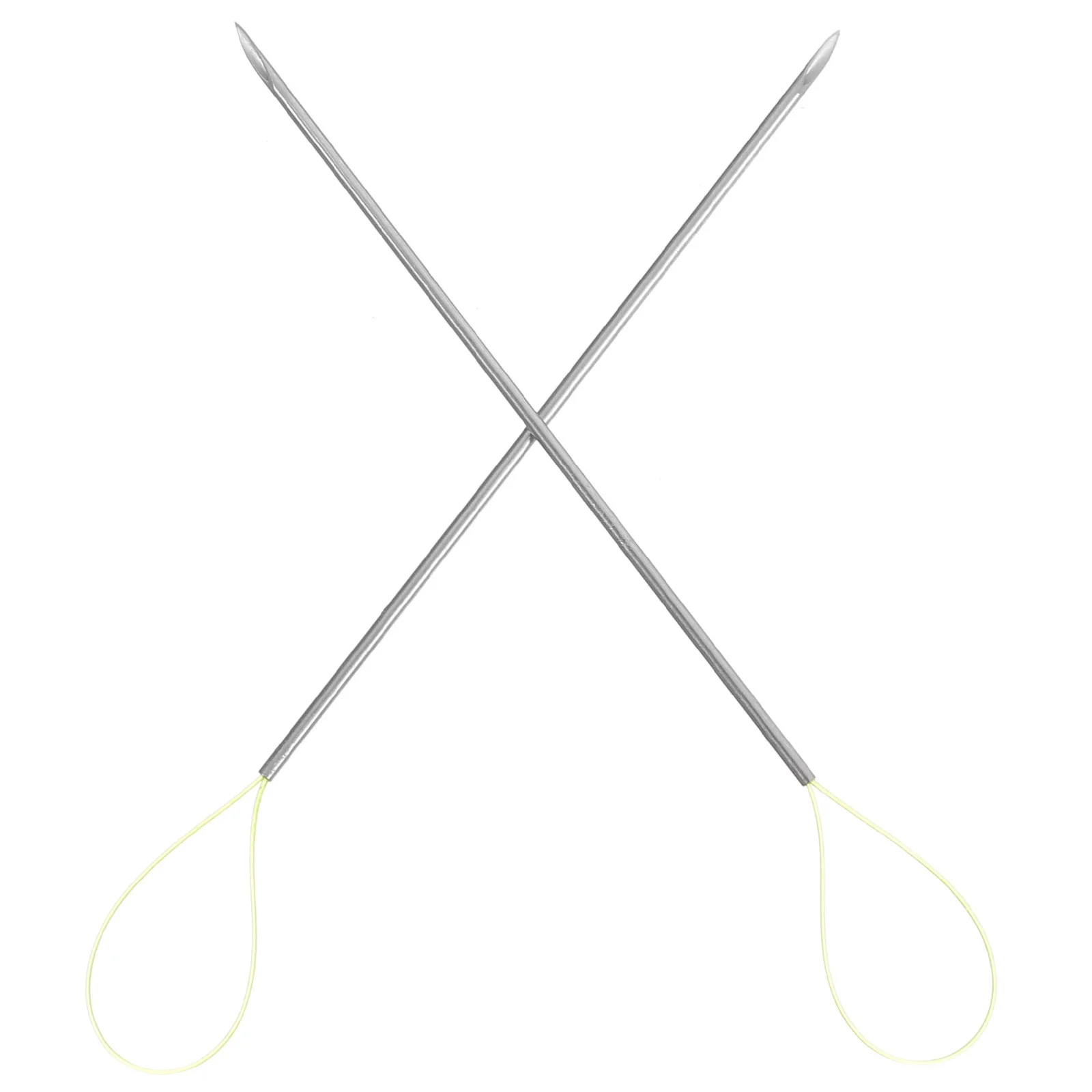 قطعتان من أداة سحب الشعر الاحترافية لتركيب وترطيب الجينز والسترة وإبرة حادة متعددة الأغراض