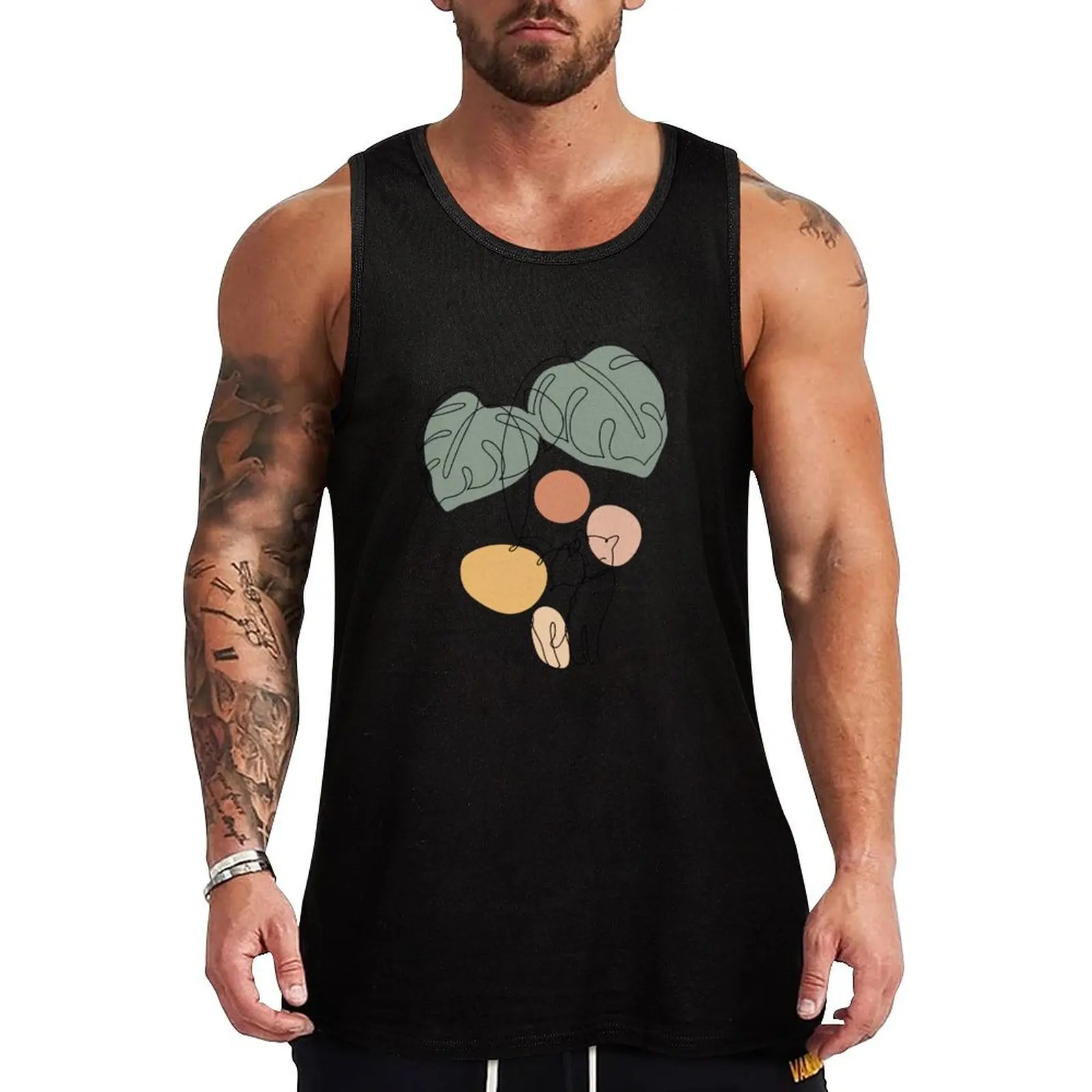 

Cat and Plant 36 Tank Top best selling products Gym clothes Men's t-shirt men clothes