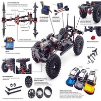 Rgt Ruitai 1/10 Simulation Fj Cool Road Ze Ex86120 Rc Remote Control Electric Climbing Car Off-Road Vehicle Four-Wheel Drive