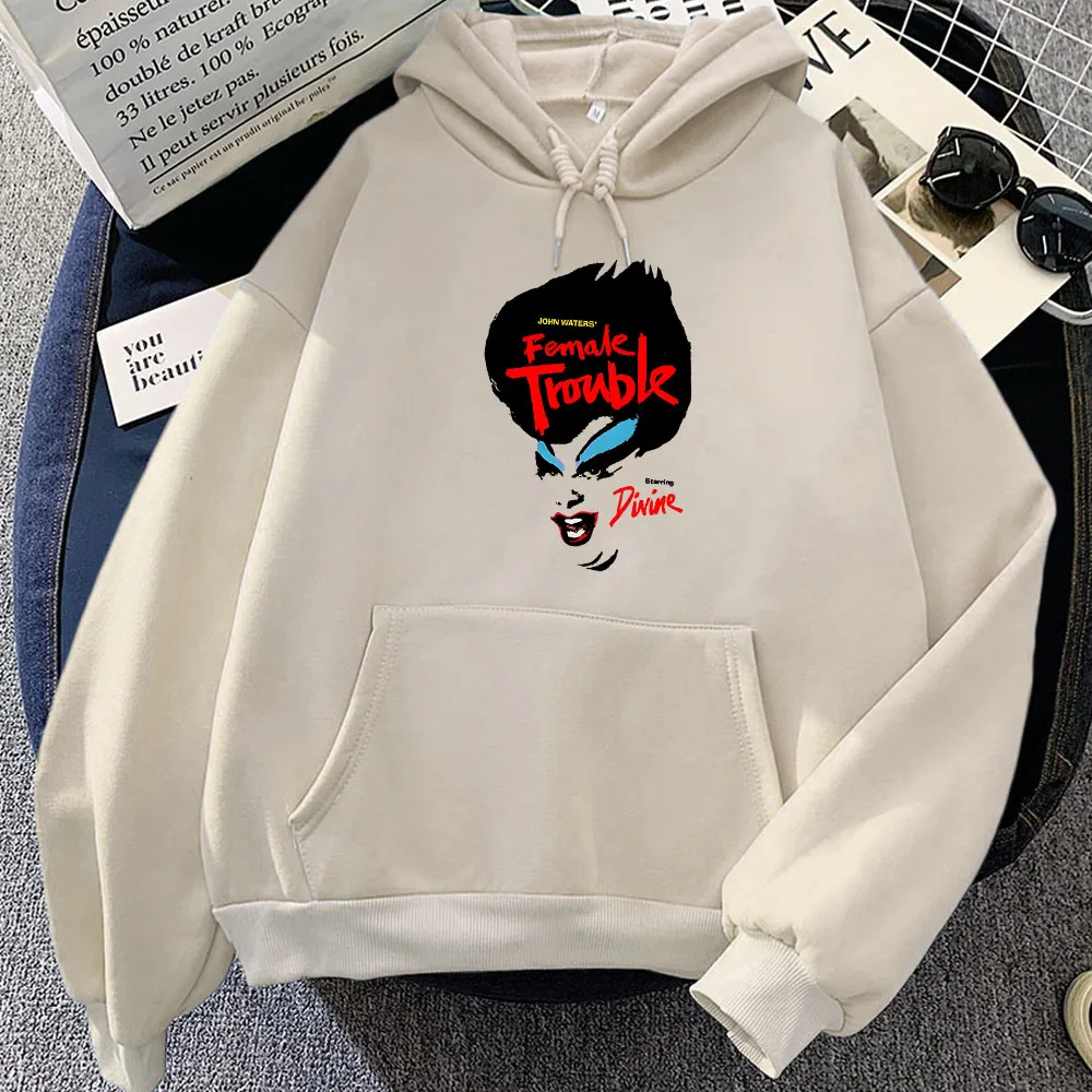 

Black Comedy Movie Female Trouble Hoodies Sudaderas Graphic Printing Sweatshirts Women/Men Clothes Winter Long Sleeve Pullovers