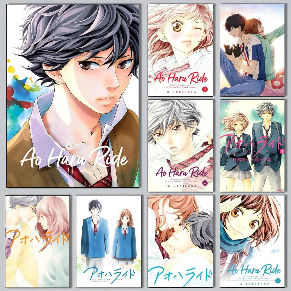 Modern Aesthetic Wall Art Poster anime Ao Haru Ride Poster for Office Home Decor Interior Large Wall Picture Print