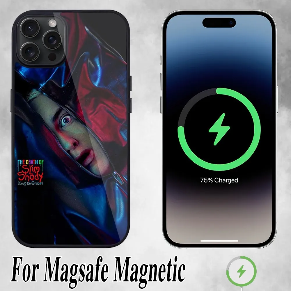 The Death Of Slim Shady Eminem Phone Case For iPhone 11 Mini 12 13 Max 14 Plus 15 Pro Magesafe Magnetic Shell