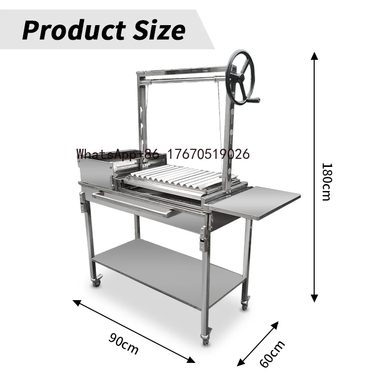 Stainless Steel Multifunctional Barbecue, Grilled Meat Stew, Outdoor Gathering, Santa Maria Argentina Barbecue Grill - HDL18