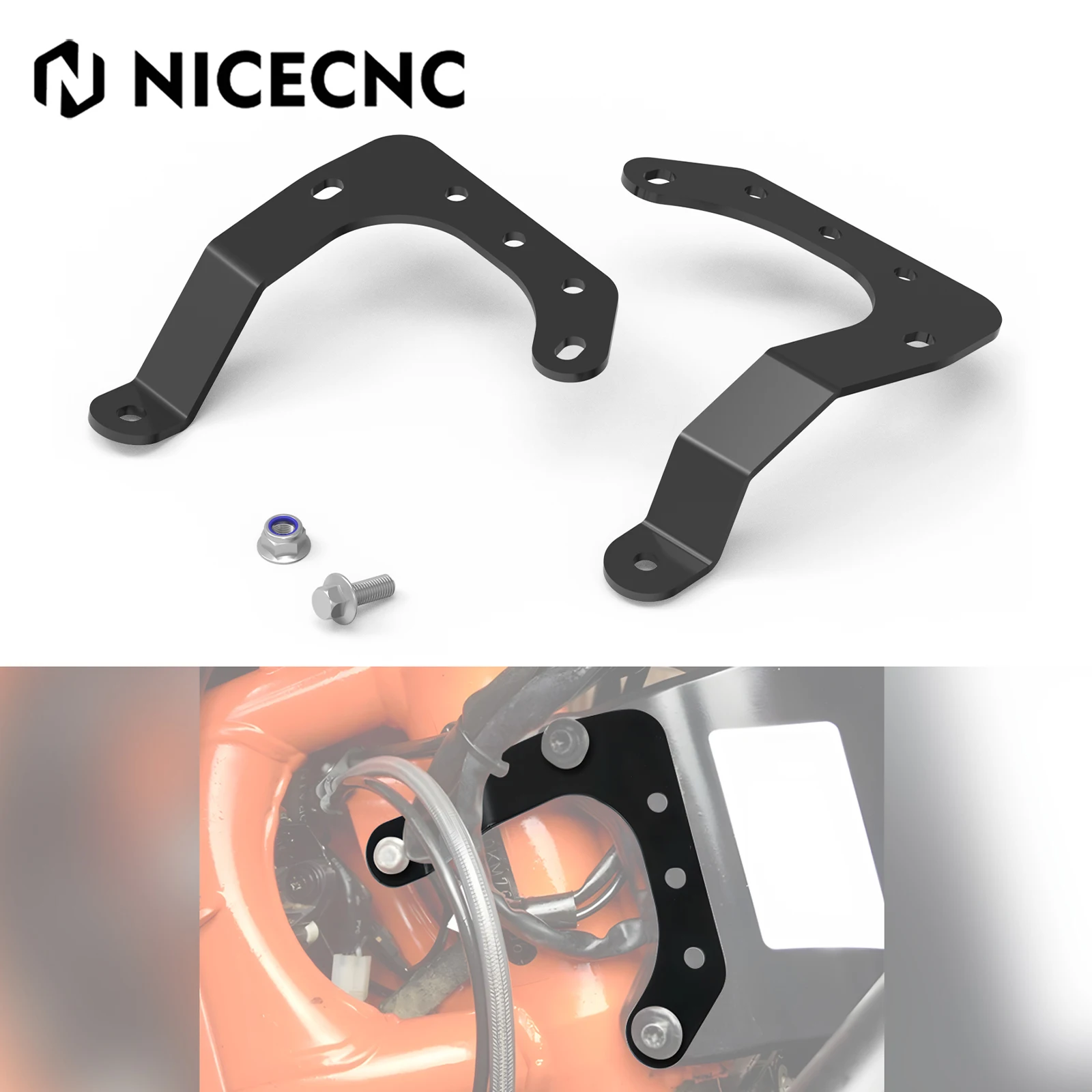 

For KTM 790/890 Adventure R/Rally 2018-22 Neck Brace Headlight Reinforcement Brackets 790 890 Adv 790 Adventure 890 Adventure R