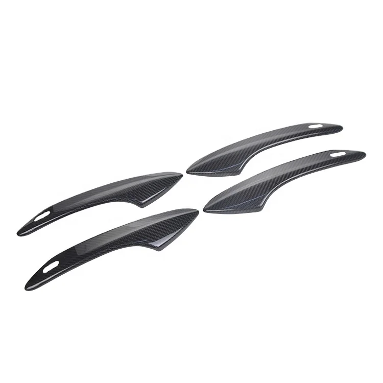 

Dry Carbon Fiber car Door Exterior Side Door Handle Cover Panel Protective Trims for Toyota Lexus NX200 2016+