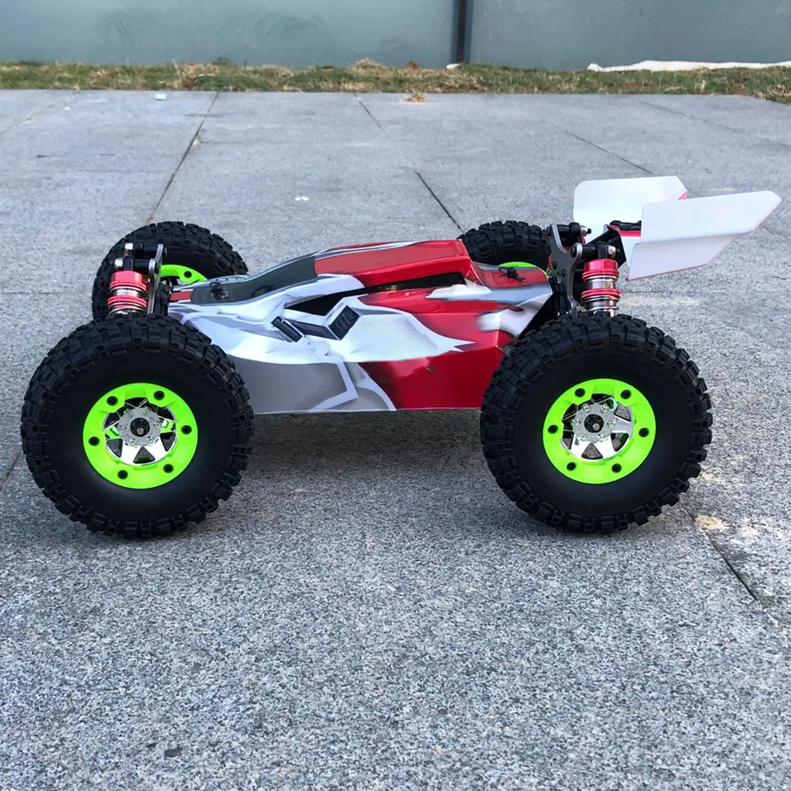 Heavy Duty Rubber Metal RC Car Tires Model Wheel Rim Upgrade Accessory for Wltoys 124018 124017 1 12 view 3