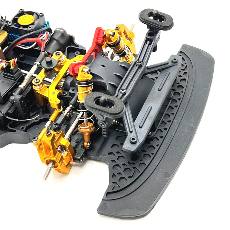 Metal Upgrade Steering Cup Rear Cup C-Seat Set For WLtoys 1/10 104072 104001 104002 RC Car Spare Parts view 2
