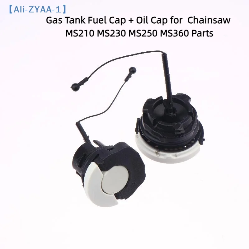 【ZYAA-1】2 Stück/Set Kraftstoffdeckel Ölkappe für SH MS210 MS230 MS240 MS250 MS360 MS192T 034 036 Kettensäge Ersatzteil