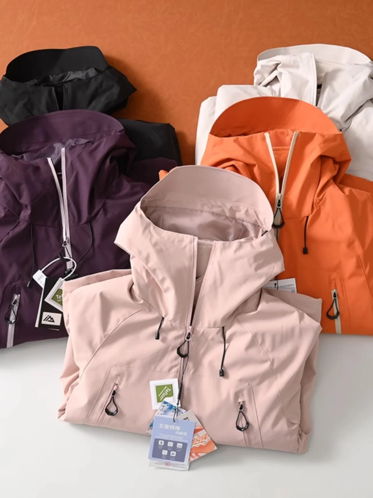 

Outdoor Cow Goods 3-in- Men's Autumn Winter Couples Sle Waterproof Windproof Jaet Stand Fit Urban Faion Long Sve...