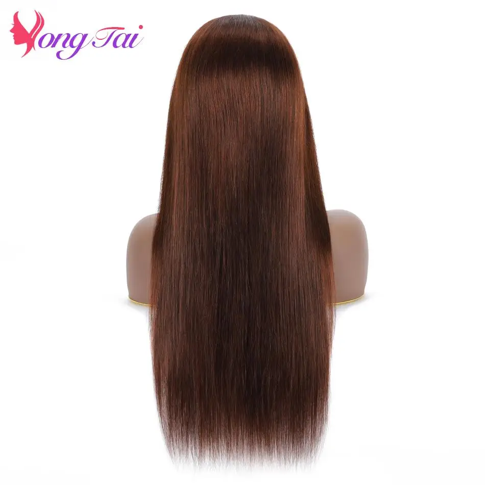 Brazilian Human Hair Lace Frontal Wig On Sale For Women Dark Brown Color All For 1 Real And Free Shipping From China No Shedding