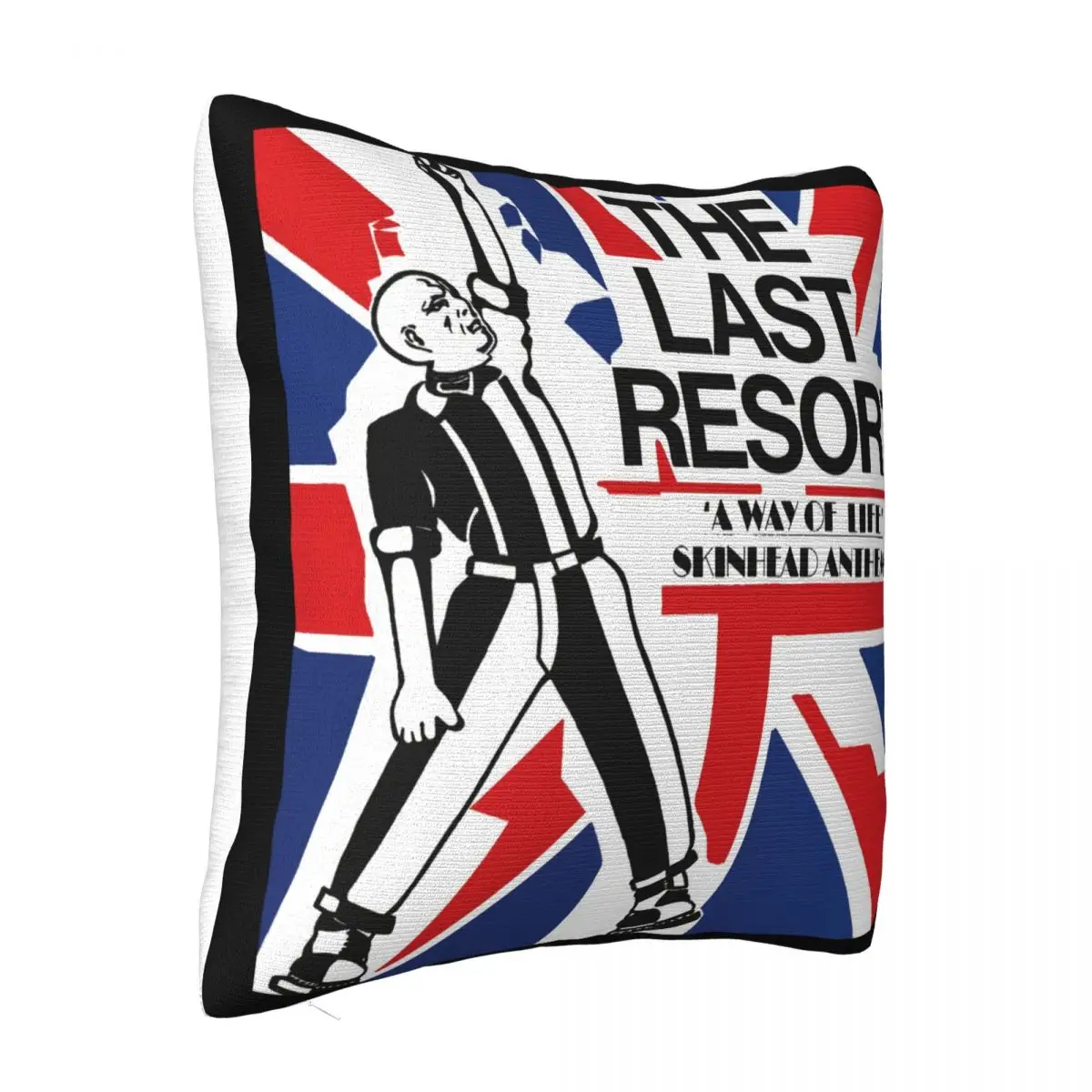 Vintage 80S The Last Resort Punk Rock Oi Skinhead Tour Concert Men Many Colors 2021 Simple Discount Pillow Case