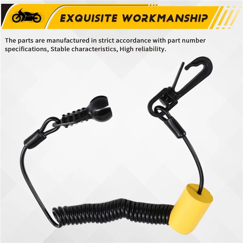 

Практичный зажим для шнура для ключей 278003400, новый для Sea-Doo RXT RXP Spark 900 ACE GTX GTI Wake GTR 278003410 278002843