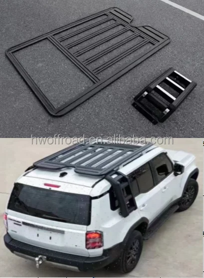4X4 Car Roof Racks Auto Exterior Accessories Roof Rack and Ladder for Land Cruiser Prado LC250 2024 2025 Luggage Rack