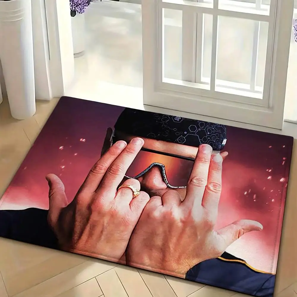 French Rapper Rap Rappeur Jul Bedroom Decor Carpet  for Living Room Thick Plush Study Floor Mat Home Fluffy Soft Rug