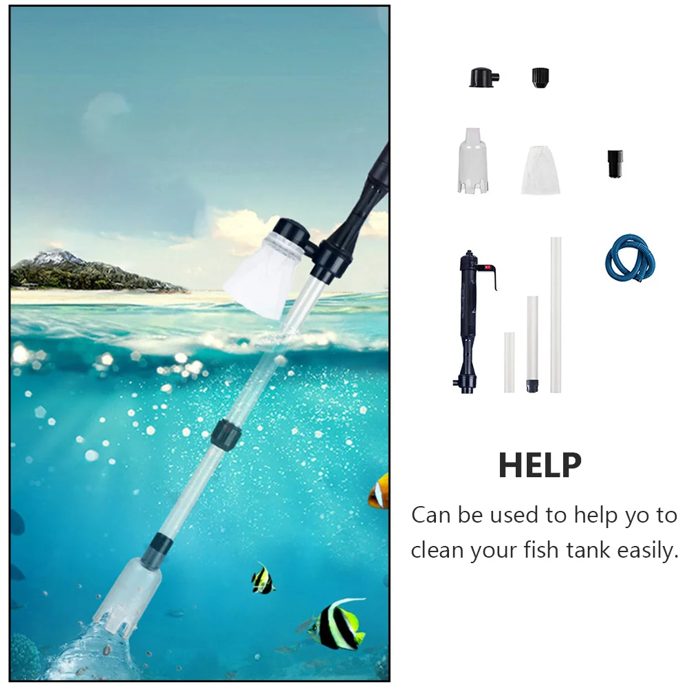 

1Pcs Aquarium Water Changer Easy Clean Fish Tank Sand Filter Universal Household Tool Aquarium Water Changer Fish Tank Cleaner