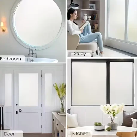 PET Material Window Film Roll Block Light Heat Insulation Anti Glare One Way Privacy Easy DIY Install for Home Office Car