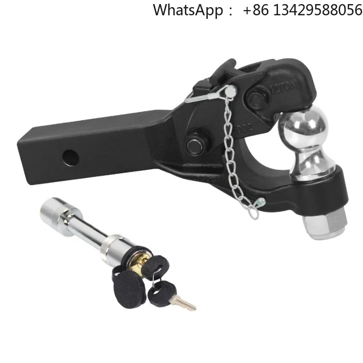 New 12000LBS Carbon Steel Ball Hitches Pintle Towing Hitch Ball