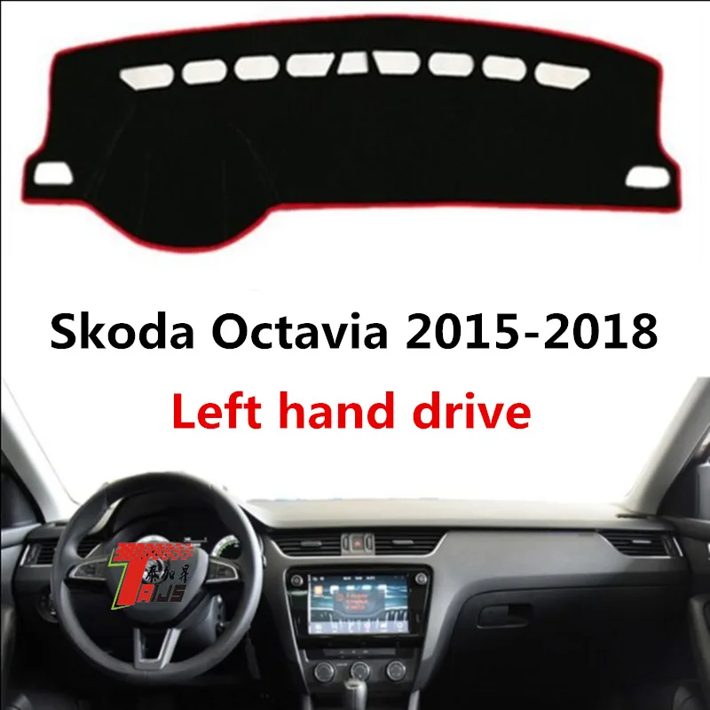 

Car Dashboard Cover Dash Mat For Skoda Octavia 2015-2018 Left Hand Drive Auto Non-slip Sun Shade Pad Carpet