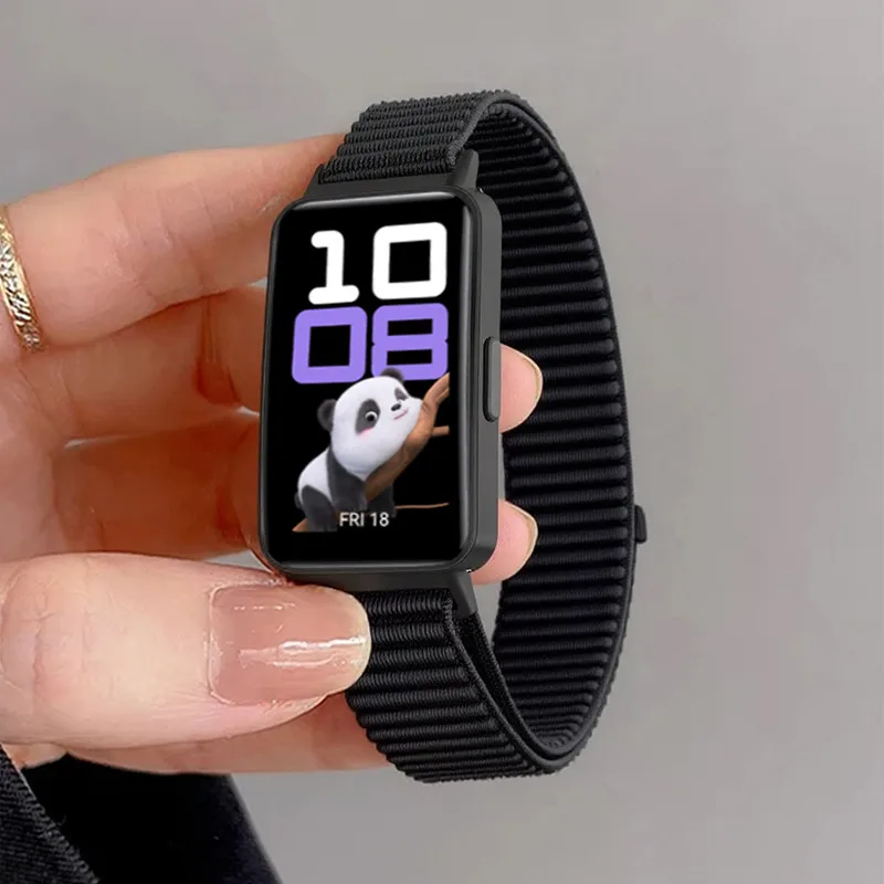 Original 1:1 Für Huawei Band 11/11 Pro Armband Zubehör Atmungsaktives Sport-Nylon-Schlaufenarmband Correa Für Huawei Smart Band 8 9 10