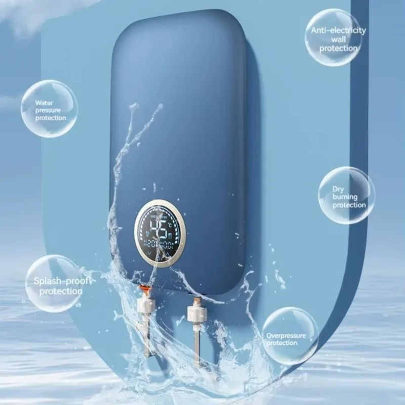 Airo 220V Electric Instant Water Heater Fast Heating Tankless Hot Water System for Home Kitchen Bathroom Shower