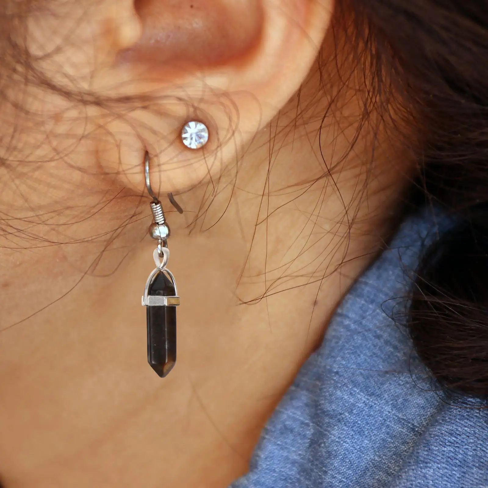 

20 шт. хрустальных подвесок в форме шестигранной пули, бусины из камня для изготовления ювелирных изделий своими руками, ожерелья, браслеты, серьги, материалы для рукоделия, украшения