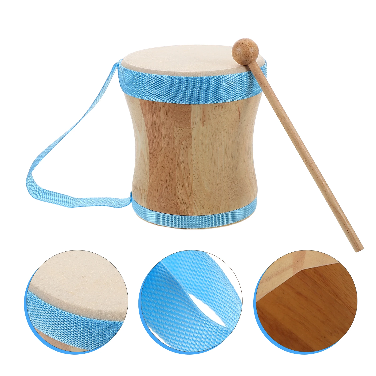 

Sheepskin Hand Drum for 's Drums Classroom Percussion Instrument Musical Beginner ling Rhythm