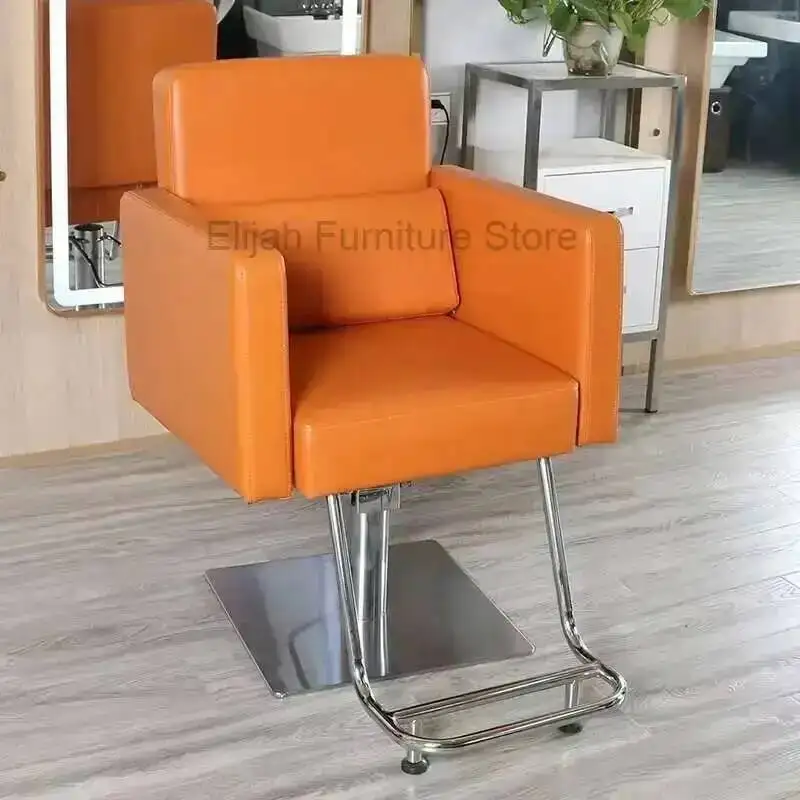 Barber Man Hairdressing Chair Red Beauty Lashes Professional Hydraulic Decoration Salon Pump Tattoo Massage Pedicure Chairs
