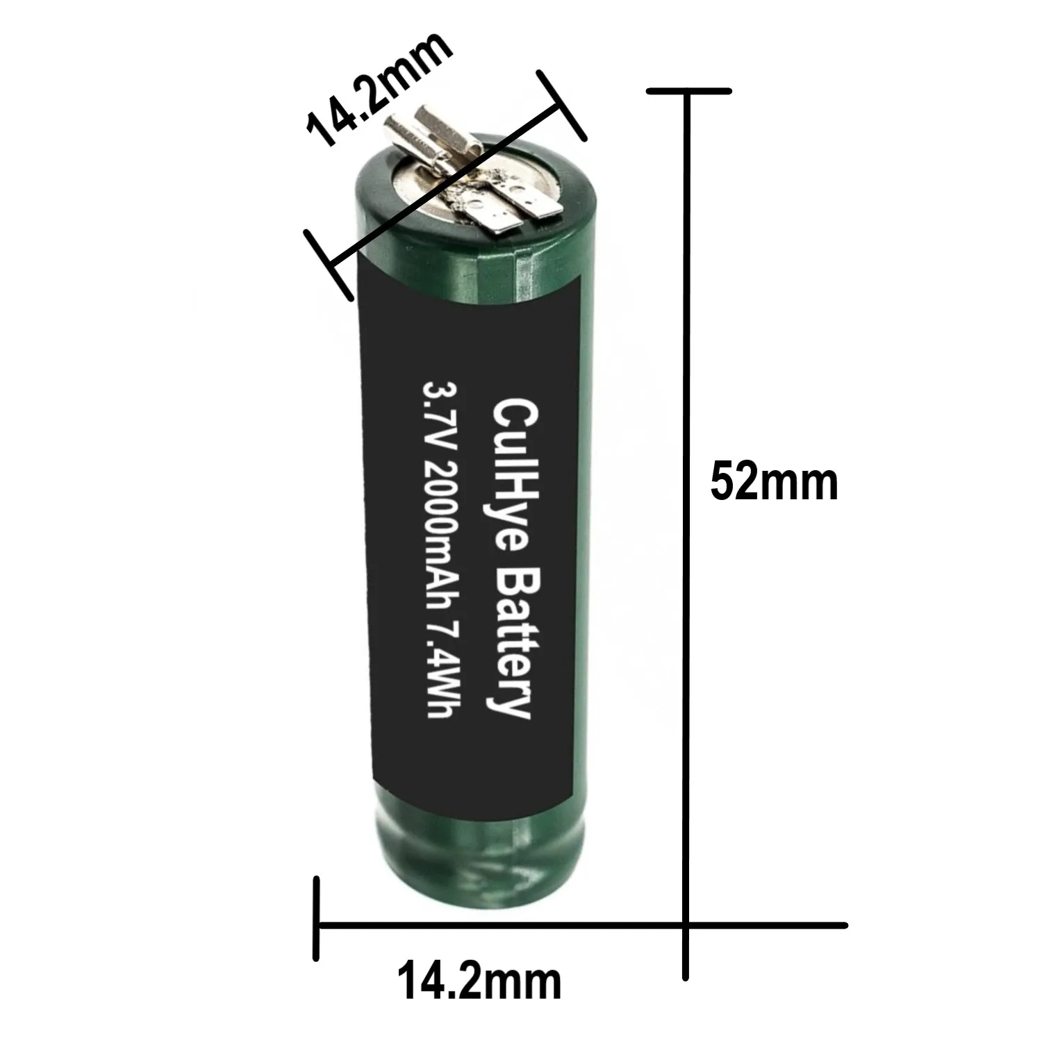 CulHye 100% 3.7V 2000mAh akumulator elektryczny przycinak 1584-7100 dla Moser ChromStyle 1584