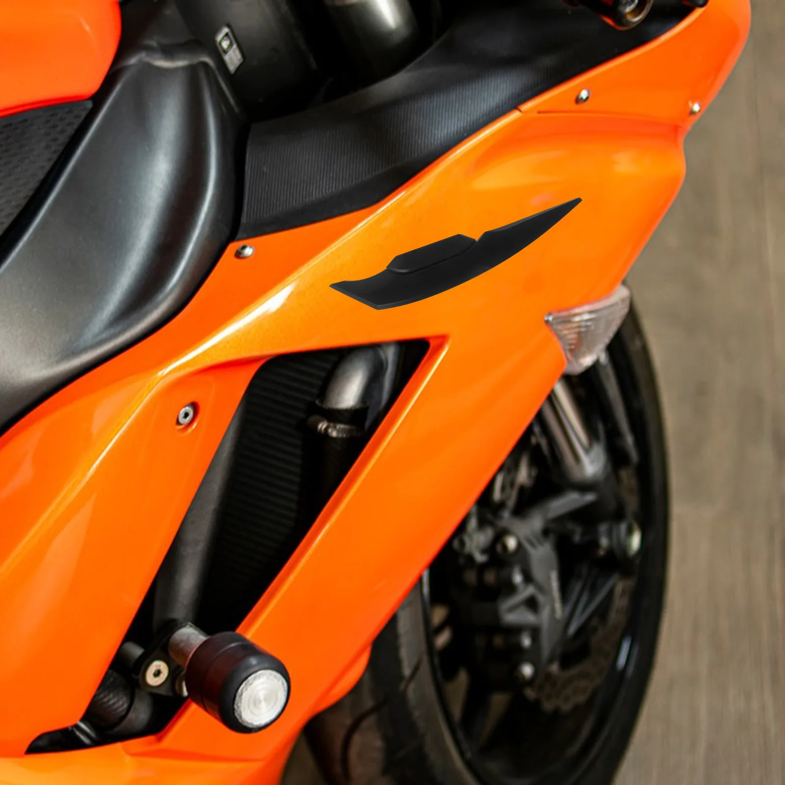 

1 Pair Motorcycle Side Spoiler Stylish Decorative Fairing Wind Deflecting Motorbike Accessories Easy Install