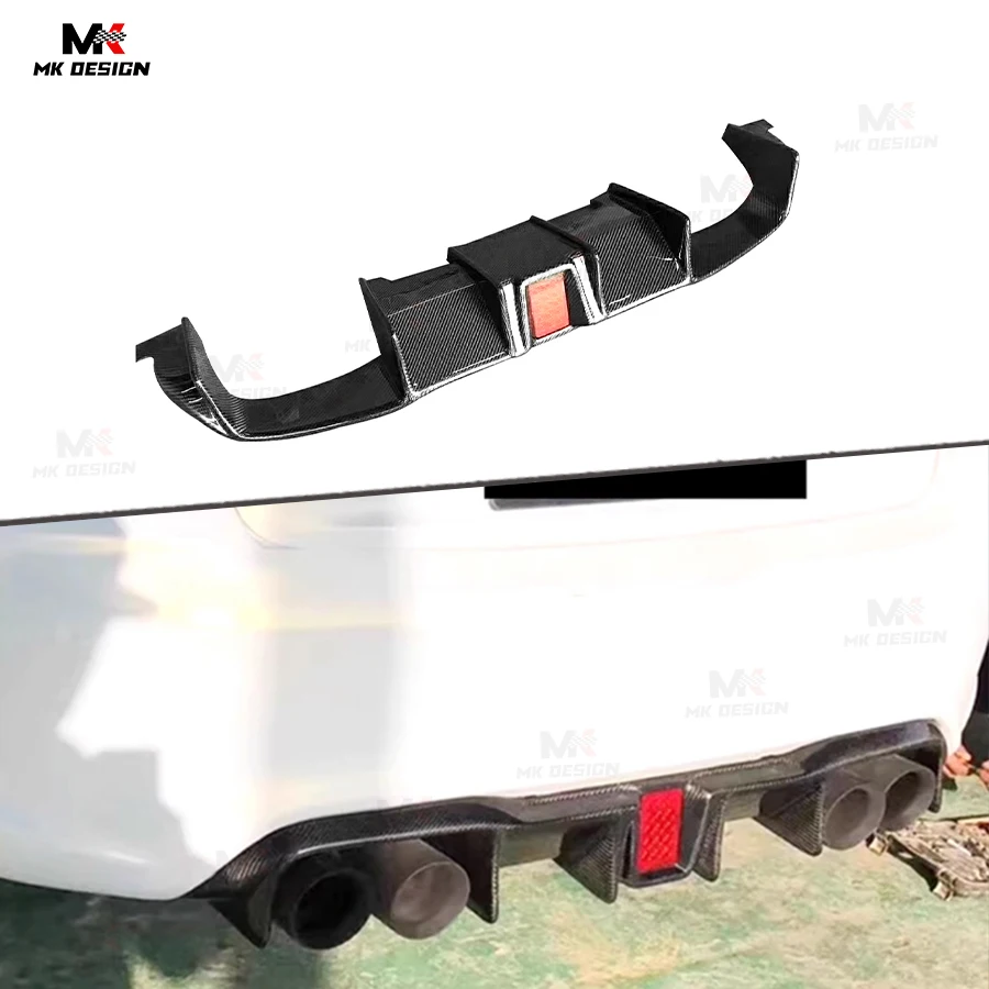 

Carbon Fiber Rear Diffuser W/ LED Light For BMW F87 M2 M2C 2014-2020 Rear Bumper Lip Diffuser Splitter Body Kit