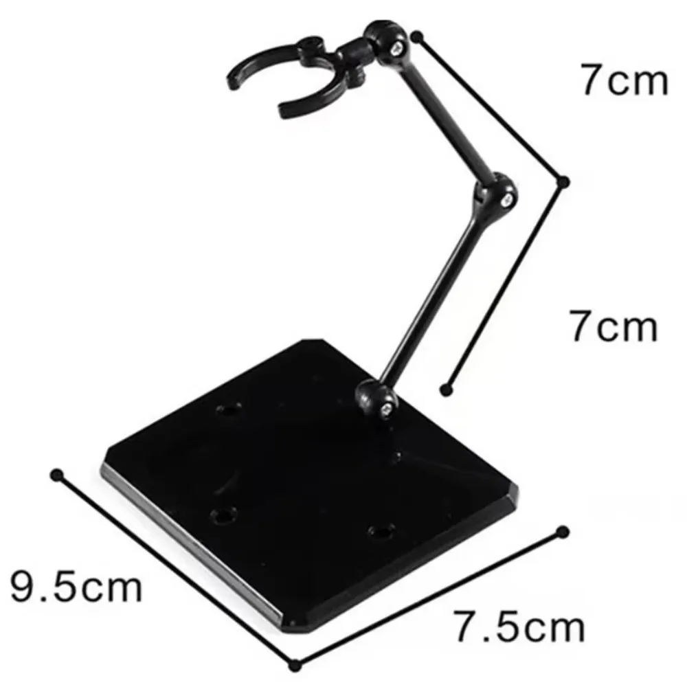 New Transparent Action Figure Display Stand Assembly Rack Gundam Models PVC Movable Figure Stand for HG 1/144 Cinema Game