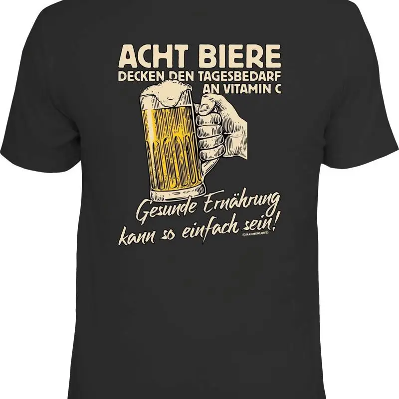 

Забавная футболка Fisk Beer Fiskmendbedarf Витамин С Мужские рубашки Cadeaux