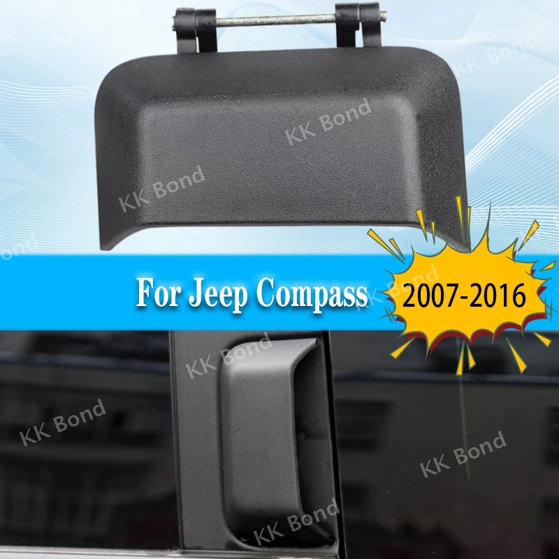 Poignée extérieure de porte arrière gauche ou droite noire pour Jeep Compass 2007-2016 accessoires poignée de porte extérieure 5115826AF 5115826AE
